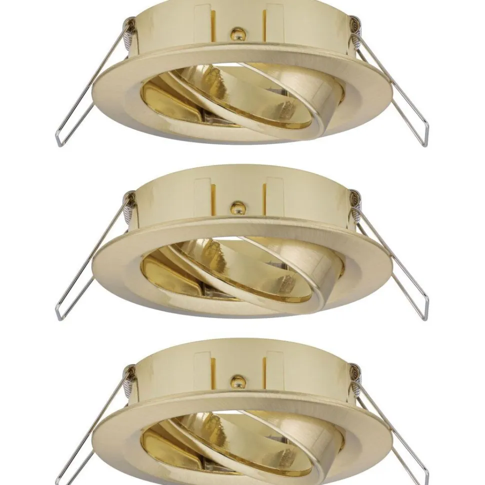 Upotettava valaisin Paulmann Choose, 3kpl, Ø84mm, max.3x10W, himmennettävä, kromi
