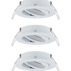 Upotettava valaisin Paulmann Choose, 3kpl, Ø84mm, max.3x10W, himmennettävä, kromi