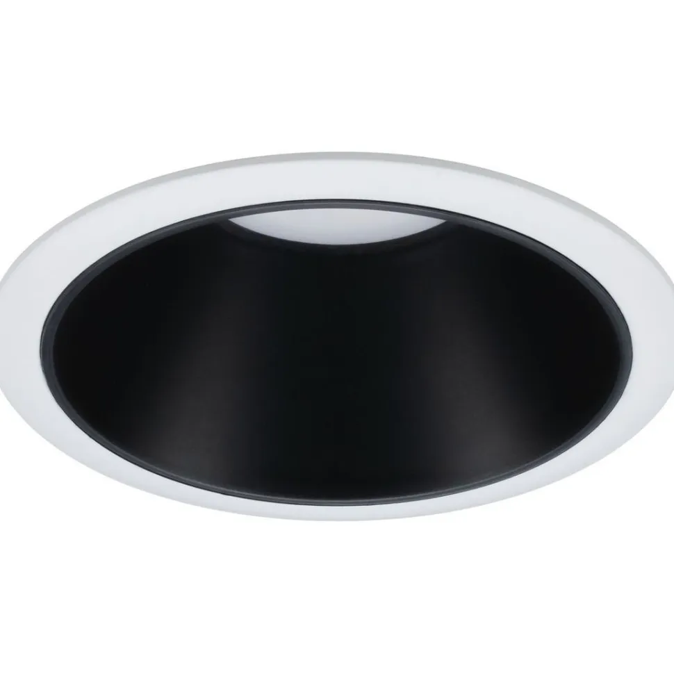 Upotettava valaisin Paulmann Cole, Ø88mm, GU10, max.10W, himmennettävä, valkoinen/mattamusta