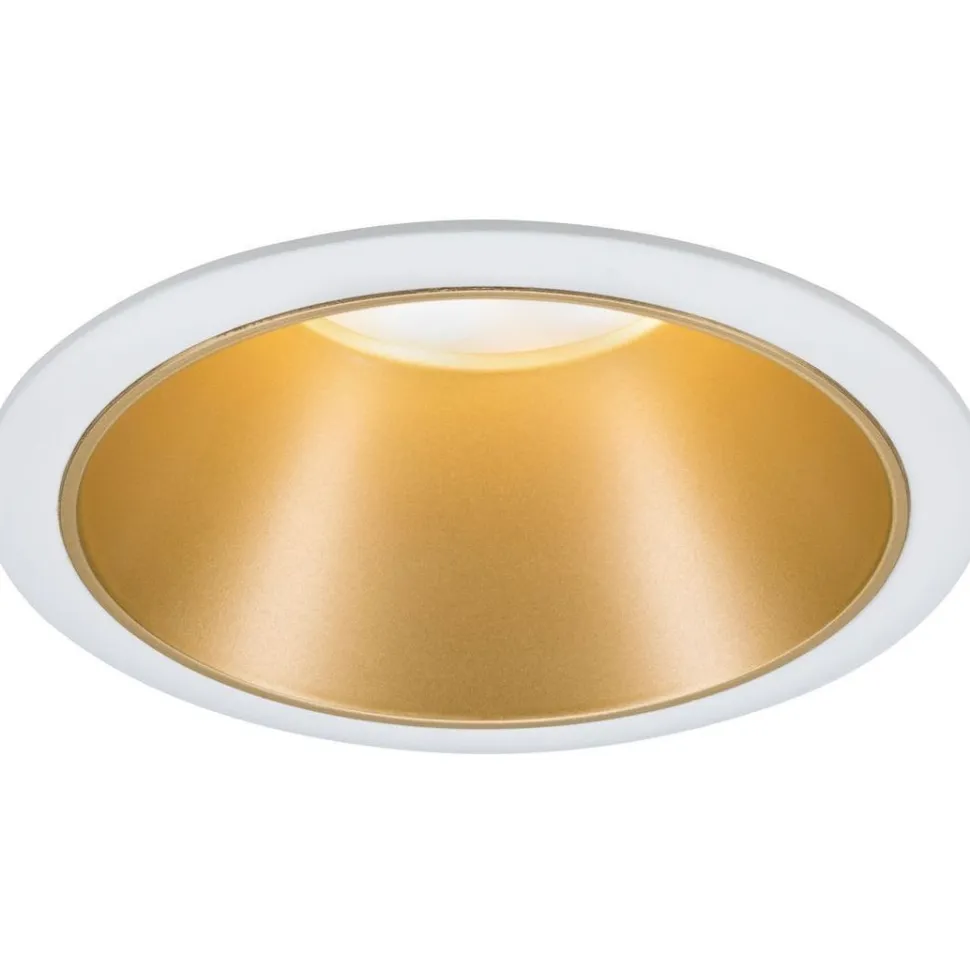 Upotettava valaisin Paulmann Cole, Ø88mm, GU10, max.10W, himmennettävä, valkoinen/mattamusta
