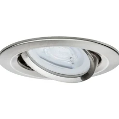 Upotettava valaisin Paulmann Nova, Ø84mm, GU10, max.35W, himmennettävä, harjattu rauta
