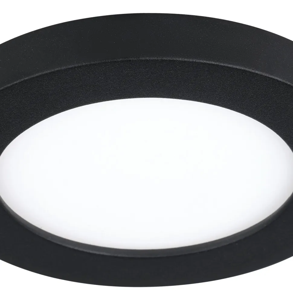 Uppovalaisin Eglo Fueva flex, Ø11.7cm, LED, 5.5W, 4000K, IP20, musta