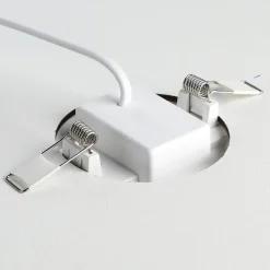 Uppovalaisin Eglo Fueva flex, Ø11.7cm, LED, 5.5W, 4000K, IP20, musta
