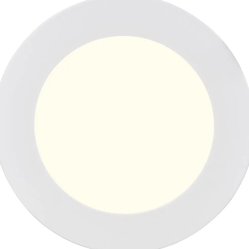 Uppovalaisin Trio Kibo LED säädettävä värilämpötila mattavalkoinen pyöreä