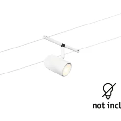 Vaijerivalaisin Paulmann CorDuo Cup, GU5.3, 12V, mattamusta/kromi