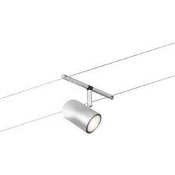 Vaijerivalaisin Paulmann CorDuo Cup, GU5.3, 12V, mattamusta/kromi