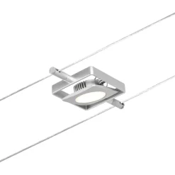 Vaijerivalaisin Paulmann CorDuo MacLED, 250lm, 4.5W, 3000K, 12V, mattakromi