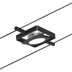 Vaijerivalaisin Paulmann CorDuo MacLED, 250lm, 4.5W, 3000K, 12V, mattamusta