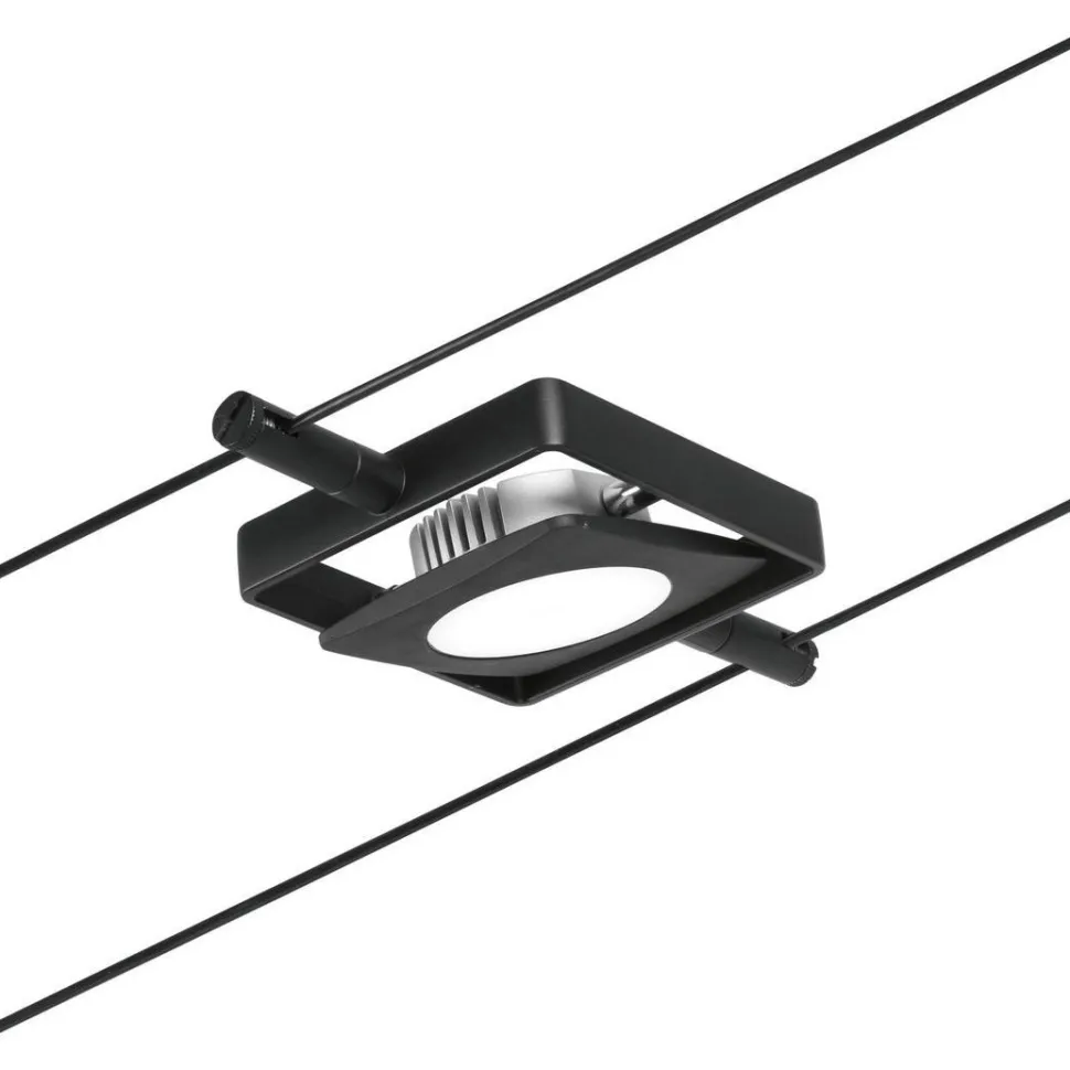 Vaijerivalaisin Paulmann CorDuo MacLED, 250lm, 4.5W, 3000K, 12V, mattamusta