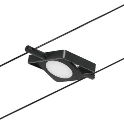 Vaijerivalaisin Paulmann CorDuo MacLED, 250lm, 4.5W, 3000K, 12V, mattamusta
