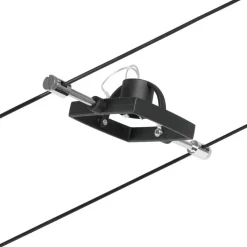 Vaijerivalaisin Paulmann CorDuo Mac II, GU5.3, 12V, mattamusta