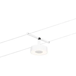 Vaijerivalaisin Paulmann CorDuo Circle, 180lm, 5W, 3000K, 12V, mattavalkoinen