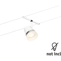 Vaijerivalaisin Paulmann CorDuo Cone, GU5.3, 12V, mattakromi/kromi