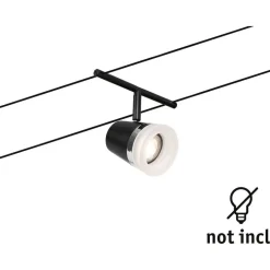 Vaijerivalaisin Paulmann CorDuo Cone, GU5.3, 12V, mattakromi/kromi