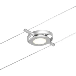 Vaijerivalaisin Paulmann CorDuo RoundMac, 200lm, 4.5W, 3000K, 12V, mattakromi