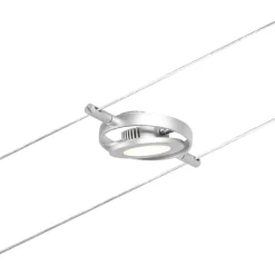 Vaijerivalaisin Paulmann CorDuo RoundMac, 200lm, 4.5W, 3000K, 12V, mattakromi