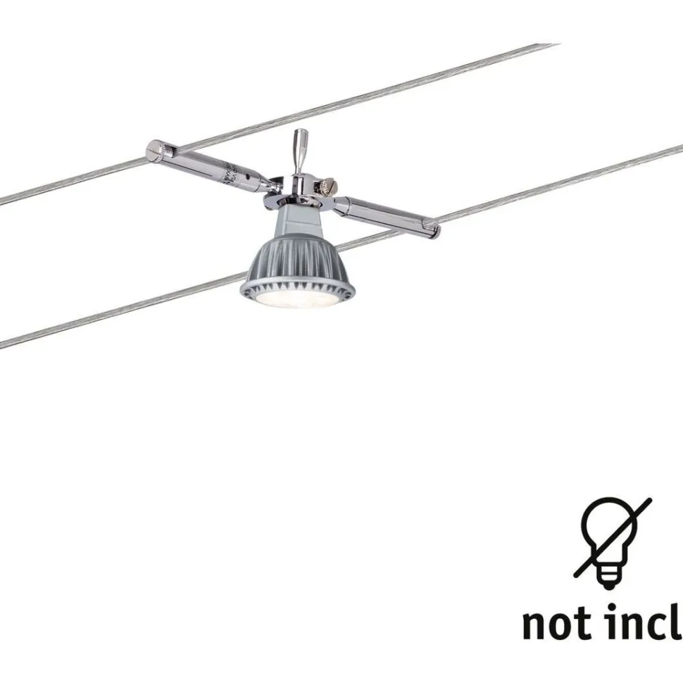 Vaijerivalaisin Paulmann TogoLED, GU5.3, 12V, himmennettävä, kromi