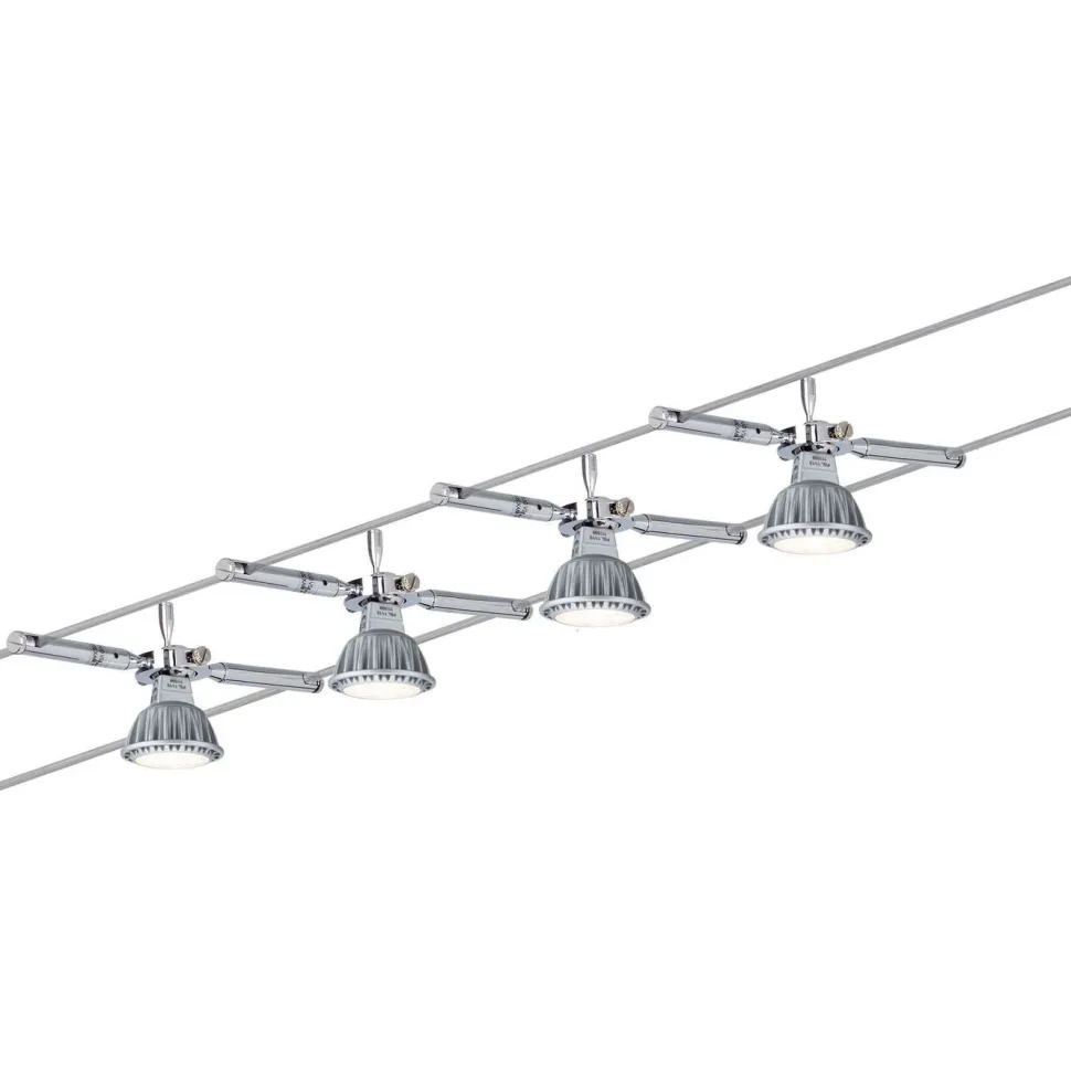 Vaijerivalaisin Paulmann TogoLED, GU5.3, 12V, himmennettävä, kromi