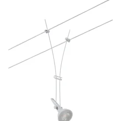 Vaijerivalaisin Paulmann CorDuo Comet, GU5.3, 12V, himmennettävä, mattakromi