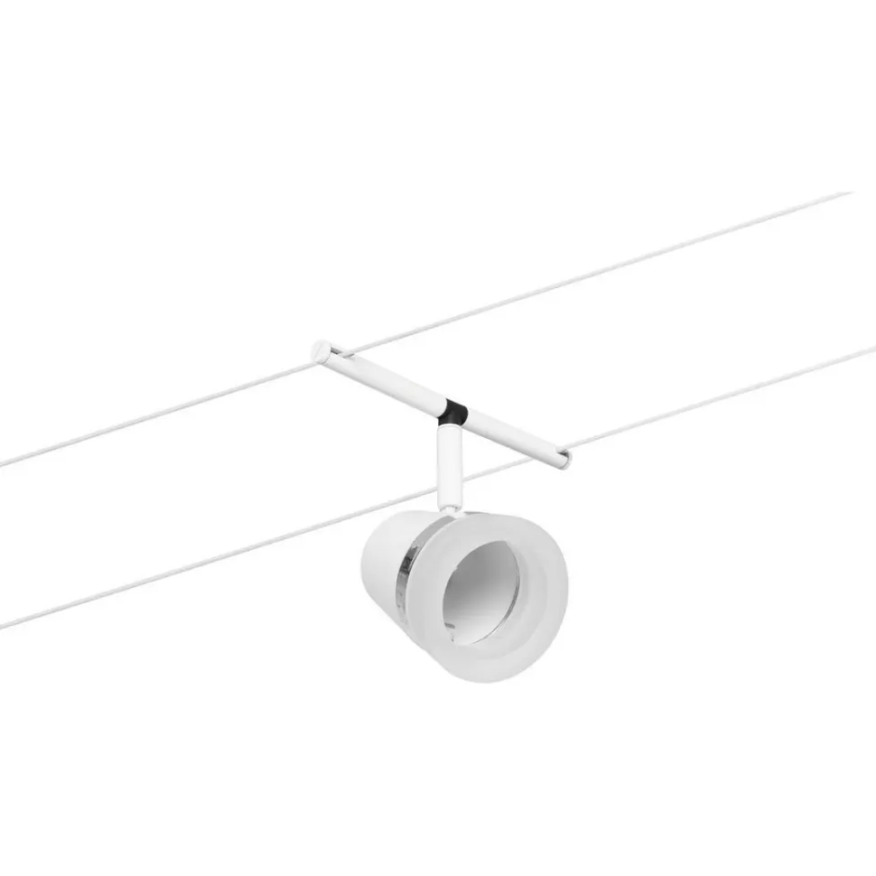 Vaijerivalaisinsetti Paulmann CorDuo Cone, GU5.3, 230/12V, 5-osainen, mattamusta/kromi