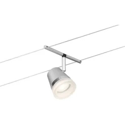 Vaijerivalaisinsetti Paulmann CorDuo Cone, GU5.3, 230/12V, 5-osainen, mattamusta/kromi