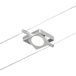 Vaijerivalaisinsetti Paulmann CorDuo RoundMac Basic, 3000K, 230/12V, 5 valaisinta, kromi