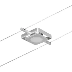 Vaijerivalaisinsetti Paulmann CorDuo RoundMac Basic, 3000K, 230/12V, 5 valaisinta, kromi