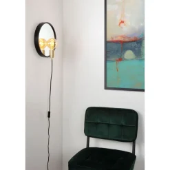 Valaisin ja peili Lucide Reflex Ø31cm, eri värejä