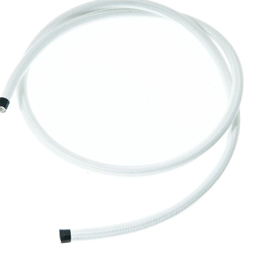 Valaisinjohto AGELUX 420-3X15R, pyöreä tekstiili, 3x1.5mm, eri värejä ja pituuksia