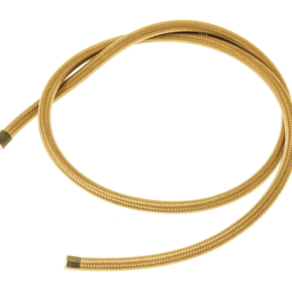 Valaisinjohto AGELUX 420-3X15R, pyöreä tekstiili, 3x1.5mm, eri värejä ja pituuksia