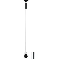 Valaisinjohtosarja kiskoon Paulmann URail 2Easy Basic E27 1300mm mattamusta