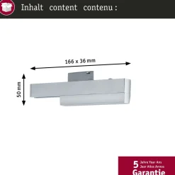 Valaisinkiinnike Paulmann URail Zigbee 3.0 spottivalaisimelle kiskoon valkoinen