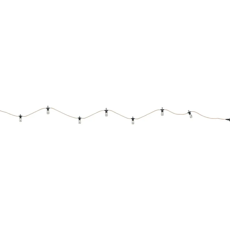 Valoketju LED Trio Ember 6m musta/luonnollinen väri