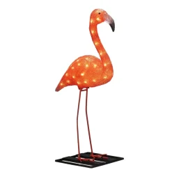 Valokoriste Konstsmide Flamingo, IP44, 48 x amber LED, 70cm
