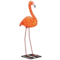 Valokoriste Konstsmide Flamingo, IP44, 48 x amber LED, 70cm