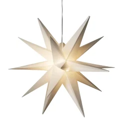 Valokoriste Konstsmide Tähti 3D, IP44, 80cm, G4, himmennin, punainen