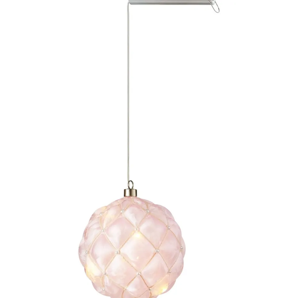Valokoriste Markslöjd Pearl pyöreä 15cm roikkuva paristokäyttöinen