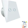 Valokytkin Spectrum Smart Wi-Fi kaksialueinen, valkoinen