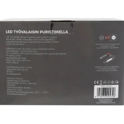 Valonheitin LED Energie, 20W, 1700lm, IP44, puristimella, keltainen