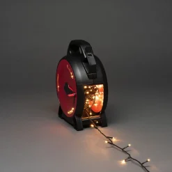 Valosarja kelalla Konstsmide, 13.93m, 200 x amberinvärinen LED