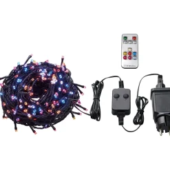 Valosarja Markslöjd Choice 200 valoa, IP44, 20m, kaukosäädin musta