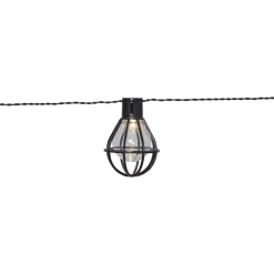 Valosarja Star Trading Cage 8 valoa 2,8m musta