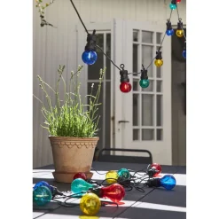 Valosarja Star Trading Circus Small, 20-osainen, 855cm, opaalivalkoinen/musta