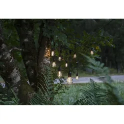 Valosarja Star Trading String Light, ulkokäyttöön, 10-osainen, 360cm, musta