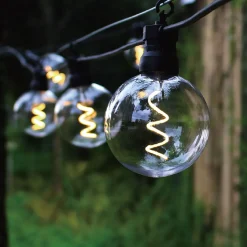 Valosarja Home4You TWIST 10 LED-polttimoa/4,5 m, lämmin valkoinen valo