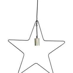 Valotähti Star Trading Ramsvik 52x50 cm musta