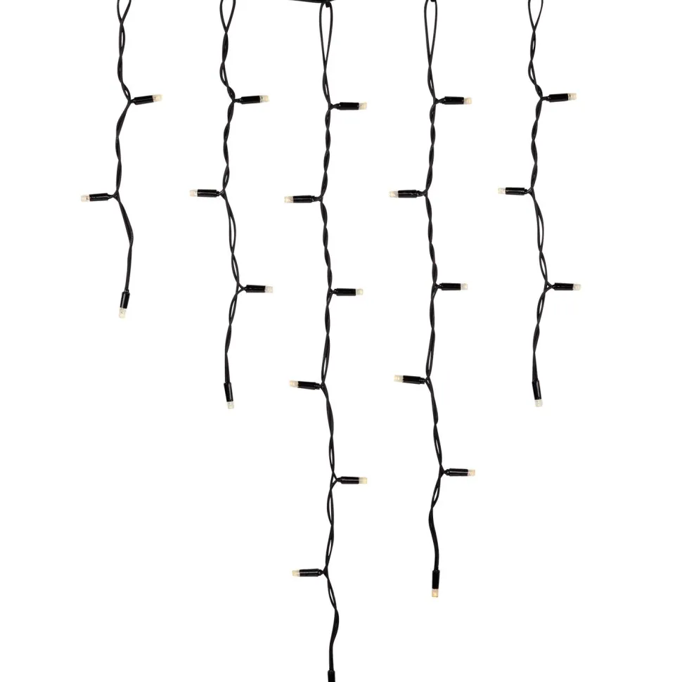 Valoverho Markslöjd Chrissline Original, 100 valoa, 2x0.6m, musta