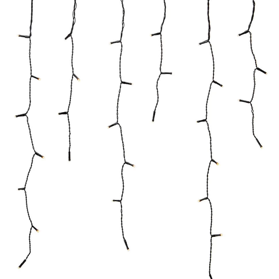 Valoverho Markslöjd Garden 24, 160 LED-valoa, 3000K, 3.1m, musta