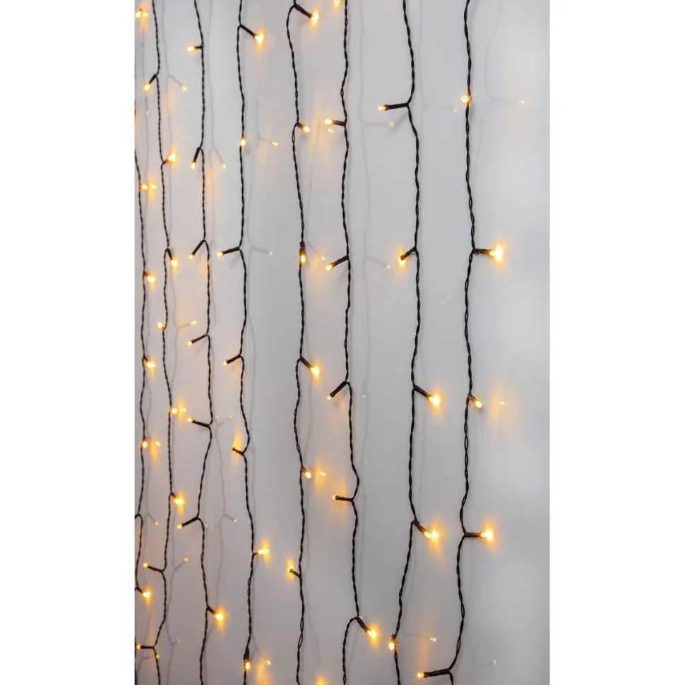 Valoverho Star Trading Serie LED Golden Warm White 80 valoa 1,3x1,3m
