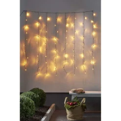 Valoverho Star Trading Serie LED Golden Warm White 80 valoa 1,3x1,3m